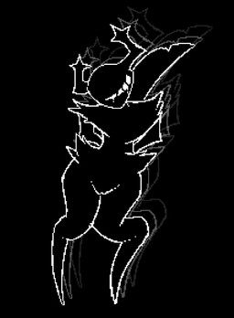 anthro armor bottomless clothed clothing digitigrade female genitals melee_weapon pixelated solo standing sword thick_thighs vulva weapon wide_hips weirdbloke1 deltarune undertale_(series) roaring_knight digital_media_(artwork) hi_res monochrome pixel_(artwork)
