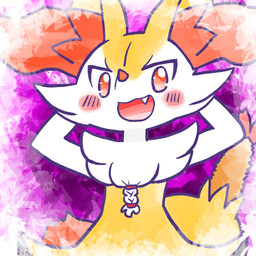 ambiguous_anthro ambiguous_gender anthro biped blush blush_stickers braided_fur cute_fangs fangs food front_view hands_behind_head looking_at_viewer no_pupils object_in_tail open_:3 open_mouth open_smile shrimp_(food) simple_background smile snout solo tail teeth annyui0611 nintendo pokemon braixen canid generation_6_pokemon mammal pokemon_(species) 1:1 2024 digital_drawing_(artwork) digital_media_(artwork) half-length_portrait hi_res japanese_description portrait translated_description