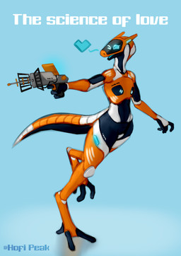 anthro breasts female fingers machine nude outline screen simple_background smile solo standing tail thick_thighs tongue hofi-peak android robot synth_(vader-san) absurd_res digital_media_(artwork) digital_painting_(artwork) full-length_portrait hi_res painting_(artwork) portrait