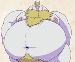 anthro belly big_belly big_cheeks big_moobs big_nipples big_pecs blonde_hair body_hair chest_hair chest_tuft chubby_cheeks fat_cheeks fur hair happy_trail huge_belly hyper hyper_belly jiggling male moobs morbidly_obese morbidly_obese_anthro morbidly_obese_male musclegut muscular navel nipples nude obese obese_anthro obese_male overweight overweight_anthro overweight_male pecs pink_nipples pubes solo thick_neck thick_thighs tuft walk_cycle walking white_body white_fur wobbling akita77 snu-snu_strut colin_(arts_col) equid equine horse mammal animated animation_meme meme