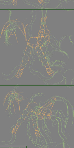 bdsm bondage bound clothing damsel_in_distress female footwear helpless high_heels inflated_belly legwear pantyhose peril plant_vore seedbed shoes submissive submissive_female submissive_human vore fancyfalls autumn_science human mammal absurd_res hi_res long_image tall_image