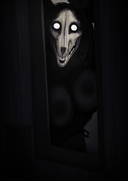 against_surface anthro areola big_breasts bone breasts breasts_on_glass clothed clothing empty_eyes female looking_at_viewer nipples no_sclera on_glass skull solo topless window keadanger let_me_in scp_foundation scp-1471-a canid canine malo mammal undead 2020 absurd_res digital_media_(artwork) hi_res redraw shaded