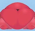 4_toes ambiguous_gender anthro belly belly_focus belly_overhang belly_up big_belly feet happy huge_belly hyper hyper_belly morbidly_obese morbidly_obese_ambiguous morbidly_obese_anthro navel nude obese obese_ambiguous obese_anthro overweight overweight_ambiguous overweight_anthro red_body red_scales scales simple_background solo spots thick_thighs toes wide_hips kiisui zed_(scales) bovid bovine cattle hybrid kobold kowbold mammal scalie absurd_res digital_media_(artwork) hi_res male_(lore)