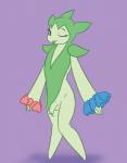 alternate_species balls elemental_creature eyelashes femboy flaccid flora flora_fauna flower foreskin front_view generation_3_pokemon genitals green_body green_eyes green_skin hi_res humanoid humanoid_genitalia humanoid_penis humanoidized looking_at_viewer male nintendo not_furry nude one_eye_closed partially_retracted_foreskin penis plant pokemon pokemon_(species) posexe roselia simple_background smile solo standing tongue tongue_out wink