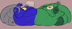 anthro beak belly belly_squish belly_to_belly big_belly big_butt big_cheeks big_moobs black_sclera bloated blue_body blue_ears butt calzone chubby_cheeks clothing drinking_oil duo fat_rolls food food_in_mouth footwear green_body green_hair green_tail grey_body hair hose hose_in_mouth huge_belly huge_butt huge_moobs huge_thighs hyper hyper_belly hyper_butt hyper_moobs hyper_thighs immobile looking_up male moobs morbidly_obese morbidly_obese_anthro morbidly_obese_male neck_tuft obese obese_anthro obese_male oil overweight overweight_anthro overweight_male red_clothing red_eyes red_footwear red_shoes shoes sitting squish tail tan_inner_ear thick_thighs tuft two_toned_body weight_gain white_eyes yellow_beak g00eygutz sega sonic_riders sonic_the_hedgehog_(series) jet_the_hawk accipitrid accipitriform avian bird eulipotyphlan hedgehog mammal robot_anthro 2025 absurd_res colored colored_sketch digital_media_(artwork) flat_colors hi_res sketch