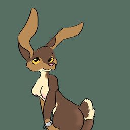 anthro butt butt_pose cuff_(restraint) female handcuffs metal_cuffs nipples nude pose restraints solo tail number1tmntfan n/a lagomorph leporid mammal rabbit 1:1 hi_res