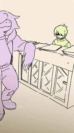anthro bottomwear clothed clothing dancing denim denim_bottomwear denim_clothing duo female hair jeans keyboard_instrument long_hair male music musical_instrument pants piano torn_bottomwear torn_clothing torn_jeans torn_pants upright_piano meltsmelts deltarune undertale_(series) kris_dreemurr susie_(deltarune) human mammal monster scalie 2025 9:16 animated hi_res short_playtime sound video nonbinary_(lore)