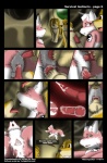 2011 after_sex all_fours anal anal_knotting anal_penetration anatomically_correct anatomically_correct_genitalia anatomically_correct_pussy animal_genitalia animal_pussy anus bodily_fluids canid canine canine_genitalia canine_pussy comic cum cum_in_ass cum_in_pussy cum_inside dialogue doggystyle double_knotting double_penetration english_text erection female feral feral_on_feral fox from_behind_position fur genital_fluids genitals group group_sex hi_res internal kitsune_youkai knot knotting male male/female mammal nude outside penetration penis pink_body pink_fur pussy raised_tail sex survival_instincts tail text threesome trio vaginal vaginal_fluids vaginal_knotting vaginal_penetration
