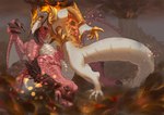 back_wings claws duo erection genitals male male/male penis tail white_body wings league_of_legends mythology riot_games tencent aurelion aurelion_sol_(lol) dragon mythological_creature mythological_scalie scalie absurd_res hi_res