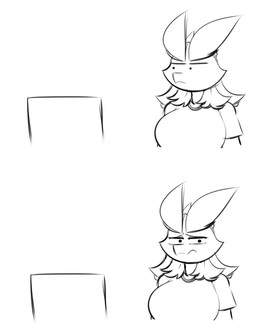 2_panel_comic anthro big_breasts breasts clothing computer disgust electronics eyebrows female hair horn huge_breasts looking_at_viewer shirt solo t-shirt topwear averyshadydolphin mythology yaojou dragon jou mythological_creature mythological_scalie scalie 2018 digital_drawing_(artwork) digital_media_(artwork) hi_res monochrome sketch unavailable_at_source