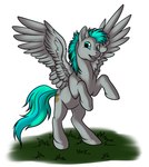 cutie_mark feathered_wings feathers feral fur green_eyes green_hair green_tail grey_body grey_fur hair hooves male simple_background solo spread_wings tail white_background wings dark_natasha foxenawolf goldfur's_cogsverse hasbro my_little_pony mythology whirring_cogs equid equine mammal mythological_creature mythological_equine pegasus 2014 digital_media_(artwork)