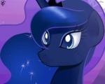 5:4 animated animated_sparkles blue_eyes blue_hair crown enecoo equid equine female feral flickering_sparkles friendship_is_magic hair hasbro headgear horn low_res mammal my_little_pony mythological_creature mythological_equine mythology night outside princess_luna_(mlp) short_playtime solo sparkles star winged_unicorn wings