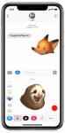 animoji cellphone electronics emoji fur horn male orange_body orange_fur phone smartphone text texting zero_pictured gidora_(artist) apple_inc. disney iphone zootopia chief_bogo flash_slothmore judy_hopps nick_wilde bovid bovine canid canine fox lagomorph leporid mammal pilosan rabbit sloth three-toed_sloth xenarthran 2017 english_text