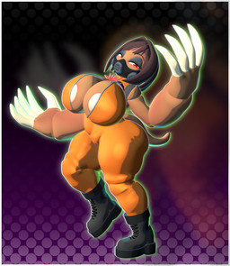 areola areola_slip autumn_(lunar_shift_stellar_attractions) bedroom_eyes big_breasts big_butt boots breasts butt claw_fingers claws clothing dark_body female footwear gas_mask hair huge_breasts mask narrowed_eyes seductive shoes short_hair solo wide_hips anonymous_artist unknown_artist lunar_shift_stellar_attractions eulipotyphlan humanoid mammal mole_(animal) 3d_(artwork) absurd_res digital_media_(artwork) hi_res