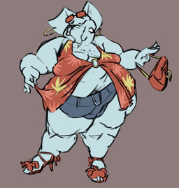 anthro big_butt blue_bodysuit blue_clothing blue_skinsuit bodysuit breasts butt camel_toe clothing confident deep_navel denim ear_piercing ear_ring elderly elderly_female exposed_belly eyewear fashion female footwear handbag high_heeled_sandals high_heels hoop_ear_ring mature_female medium_breasts navel overweight overweight_anthro overweight_female piercing pose ring_piercing sagging_breasts sandals shoes skinsuit solo sunglasses thick_thighs tight_clothing wide_hips gingerlybreadart zoe_(gingerlybreadart) elephant elephantid mammal proboscidean hi_res