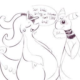 after_transformation anthro blush eyewear glasses intersex intersex/intersex transformation s4tans nintendo pokemon ampharos generation_2_pokemon generation_6_pokemon goo_creature goodra pokemon_(species) hi_res