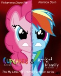 blue_body blue_fur duo female feral fur hair multicolored_hair pink_body pink_fur poster poster_template rainbow rainbow_hair text big-macintosh_(artist) cupcakes_(mlp_fanfic) friendship_is_magic hasbro my_little_pony rocket_to_insanity_(mlp_fanfic) pinkie_pie_(mlp) rainbow_dash_(mlp) earth_pony equid equine horse mammal pony english_text