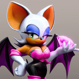 anthro big_breasts bodysuit breasts chaos_emerald cleavage clothed clothing female female_anthro gem green_eyes hair looking_at_viewer shortstack skinsuit smile solo tight_clothing white_hair wings hunicrio sega sonic_the_hedgehog_(series) rouge_the_bat bat mammal 1:1 3d_(artwork) digital_media_(artwork) hi_res
