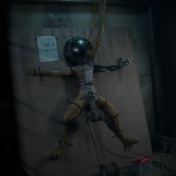 anthro ball_pulling ball_stretching ballbusting balls balls_scar basement bodily_fluids body_writing bruised bruised_balls car_battery chastity_cage chastity_device cock_and_ball_torture cybernetic_arm cybernetic_limb cybernetics dirty drinking drinking_urine electrostimulation force_feeding force_feeding_bodily_fluids forced genital_fluids genital_torture genitals humiliation immobile immobilization living_septic_tank machine male metal_bondage metal_hood mouth_tube nasal_tube objectification pipelining scar scars_all_over septic_tank solo urine urine_in_mouth urine_in_nose watersports bounddev niko_(bounddev) canid canine fox mammal 1:1 hi_res
