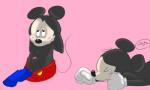 balls blush disembodied_hand duo erection foreskin genitals male penis solo_focus da~blueguy disney blue_guy_(da~blueguy) mickey_mouse mammal mouse murid murine rodent 2016 digital_media_(artwork)