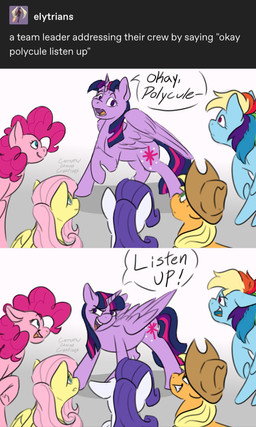 clothing cowboy_hat female feral group hat headgear headwear horn simple_background smile wings corrupted_canine friendship_is_magic hasbro my_little_pony mythology applejack_(mlp) fluttershy_(mlp) pinkie_pie_(mlp) rainbow_dash_(mlp) rarity_(mlp) twilight_sparkle_(mlp) earth_pony equid equine horse mammal mythological_creature mythological_equine pegasus pony unicorn winged_unicorn absurd_res hi_res