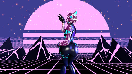 big_butt butt clothing female gesture hand_gesture looking_at_viewer pose presenting solo standing synthwave v_sign neonx_45 epic_games fortnite wolf_(bunnywolf) animal_humanoid canid canid_humanoid humanoid mammal mammal_humanoid 16:9 3d_(artwork) 4k absurd_res digital_media_(artwork) hi_res huge_filesize source_filmmaker_(artwork) widescreen