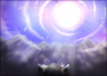 andromorph anthro explosion intersex intersex/male male sky solo shadarrius aronai canid canine cross_fox fox mammal red_fox true_fox colored digital_drawing_(artwork) digital_media_(artwork) hi_res
