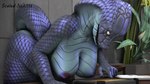 anthro bent_over big_breasts breasts female furniture grey_body multicolored_body nipples notebook nude open_mouth plant pupils purple_body slit_pupils solo table tablet two_tone_body yellow_eyes scaleddelta snake_(petruz) reptile scalie snake 16:9 3d_(artwork) 4k absurd_res digital_media_(artwork) hi_res source_filmmaker_(artwork) widescreen