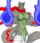 abs anthro biceps big_muscles biped breasts clothing digital_media_(artwork) felid female huge_muscles hyper hyper_muscles jmadoc live_to_tell mammal muscular muscular_anthro muscular_female nipple_outline oekaki simple_background solo tail tight_clothing yellow_eyes