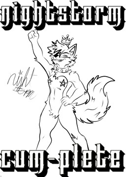 anthro collar crown headgear male solo nightstorm night_storm_(alliance_f) canid canine canis domestic_dog husky mammal nordic_sled_dog spitz hi_res