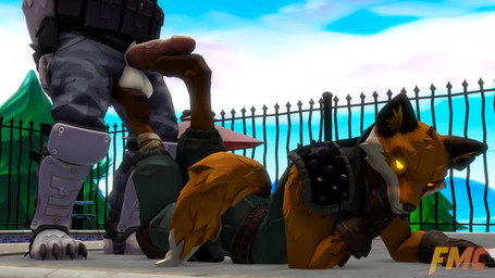 anthro balls clothed clothing duo erection feet foot_fetish foot_focus foot_on_balls foot_play footjob fur genitals headgear male male/male orange_body orange_fur penile penis sex thigh_sex white_body white_fur foxmccloud287 epic_games fortnite fennix_(fortnite) polar_patroller bear canid canine fox mammal polar_bear red_fox true_fox ursine 16:9 3d_(artwork) 3d_animation animated digital_media_(artwork) hi_res huge_filesize no_sound webm widescreen
