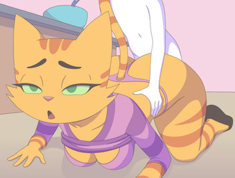 4_fingers age_difference all_fours ambiguous_penetration anthro anthro_on_anthro anthro_penetrated anthro_penetrating anthro_penetrating_anthro arm_support arms_bent bent_leg big_breasts big_butt big_eyes biped black_clothing black_eyebrows black_footwear black_shoes bouncing_breasts bouncing_butt bowl bra breasts butt clothed clothed/nude clothed_anthro clothed_female clothed_sex clothing collarbone container counter detailed_background doggystyle duo eyebrows faceless_anthro faceless_character faceless_male female female_penetrated fingers floor footwear from_behind_position fur green_eyes green_sclera grey_floor half-closed_eyes hand_on_another's_hip hand_on_hip humanoid_hands inside internal_wall intraspecies iris kitchen leaning leaning_forward light_body light_fur looking_pleasured male male/female male_penetrating male_penetrating_female markings mature_anthro mature_female monotone_body monotone_fur narrowed_eyes navel no_pupils nude nude_anthro nude_male older_female older_penetrated open_mouth orange_body orange_breasts orange_ears orange_fur orange_markings orange_stripes orange_tail panties pantsless partially_clothed partially_clothed_anthro partially_clothed_female pattern_clothing pattern_shirt pattern_t-shirt pattern_topwear penetration pink_tongue pink_wall plantigrade pointy_ears prick_ears purple_bra purple_clothing purple_nose purple_panties purple_shirt purple_t-shirt purple_topwear purple_underwear raised_clothing raised_shirt raised_t-shirt raised_topwear sex shadow shirt shoes shota son_penetrating_mother standing striped_arms striped_body striped_clothing striped_fur striped_legs striped_markings striped_shirt striped_t-shirt striped_tail striped_topwear stripes t-shirt tail tail_markings thick_thighs three-quarter_view tongue topwear underwear wall_(structure) white_body white_fur young young_anthro young_male young_penetrating younger_male kyde litterbox_comics fran_(litterbox_comics) vincent_(litterbox_comics) domestic_cat felid feline felis mammal tabby_cat 2025 animated digital_media_(artwork) hi_res incest_(lore) mother_(lore) mother_and_child_(lore) mother_and_son_(lore) parent_(lore) parent_and_child_(lore) parent_and_son_(lore) son_(lore)