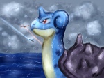 2013 britishstarr cloud flying lapras nintendo pokémon rain raining red_eyes sea shell storm swiming video_games water
Rating: Safe
Score: 3
User: 2DUK
Date: April 07, 2013