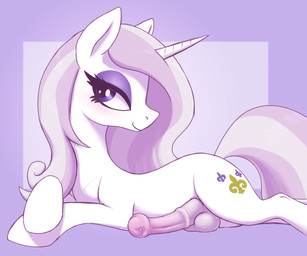 animal_genitalia animal_penis balls crossgender equine_genitalia equine_penis eyelashes feral ftg_crossgender fti_crossgender genitals gynomorph hair hooves horn intersex multicolored_hair penis pupils purple_eyes quadruped simple_background smile solo tail white_body t72b friendship_is_magic hasbro my_little_pony mythology fleur_de_lis_(mlp) equid equine mammal mythological_creature mythological_equine unicorn 6:5 absurd_res hi_res