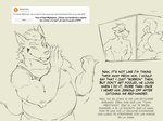 anthro ask_blog balls blush clothing cuckold dialogue from_front_position genitals male male/male masturbation mating_press musclegut muscular nipples nude obscured_masturbation overweight overweight_male sex shirt sneaky solo tank_top text topwear voyeur zourik nintendo pokemon ash_(zourik) harold_(zourik) generation_3_pokemon mightyena pokemon_(species) poochyena 4:3 absurd_res hi_res line_art multiple_images sketch incestuous_voyeur_(lore)