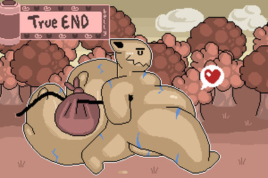 after_vore animated_gif anthro bindle blush heart_symbol male outside tattoo text vore vore_tattoo walking koalarobot_(artist) shukaku canid canine mammal raccoon_dog tanuki 2026 3:2 animated digital_media_(artwork) english_text pixel_(artwork) short_playtime story story_in_description