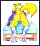 anthro bed black_sclera blue_eyes blush book claws condom danwolf15 digimon dildo female looking_at_viewer pussy pussy_juice renamon sex_toy solo
Rating: Explicit
Score: 6
User: ChestFox
Date: March 07, 2014