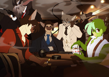 Rating: s
ID: 5770752
Date: 2025-08-10 22:50:14 -0400
Status: active
Score: 8
anthro arno_(peritian) avian aye-aye beak bird brown_hair card cato_(peritian) celio_(peritian) chair clothed clothing domestic_cat erik_d'javel felid feline felis furniture group hair hi_res horn lemur lighter male mammal necktie parakeet parrot peritian playing_card primate siamese strepsirrhine table tail true_parrot post #5770752