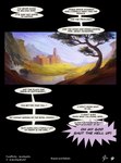 ambiguous_gender comic detailed_background dialogue disney english_text hi_res jace_apollo lake landscape plant school sky text the_lion_king tree water waterfall zero_pictured