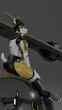 anthro black_hair blonde_hair fur grey_body grey_fur hair laat_gunship male multicolored_body multicolored_fur pose sitting solo white_body white_fur yellow_eyes jman7407 star_wars star_wars:_the_clone_wars lagomorph mammal 3d_(artwork) 9:16 digital_media_(artwork) hi_res pinup