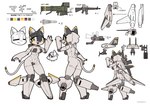 aircraft anthro assault_rifle breasts butt cute_fangs eyes_closed fangs female grey_body gun machine open_mouth ranged_weapon rifle rocket smile solo tail teeth vehicle weapon yellow_eyes sat_v12 f-14 aircraft_humanoid domestic_cat f-14_tomcat felid feline felis living_aircraft living_machine living_vehicle mammal 2023 absurd_res hi_res model_sheet