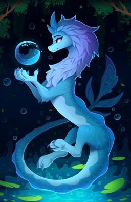 blue_body blue_mane blue_stripes bubble female female_feral feral horn lily_pad magic mane multicolored_body night nude pink_eyes plant smile solo striped_body stripes tail tree two_tone_body water yakovlev-vad asian_mythology disney east_asian_mythology mythology raya_and_the_last_dragon sisu_(ratld) dragon eastern_dragon mythological_creature mythological_scalie scalie 2021 absurd_res digital_media_(artwork) full-length_portrait hi_res portrait
