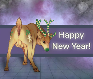animal_genitalia antlers anus balls brown_body brown_fur brown_hooves butt erection feral fur genitals hooves horn looking_at_viewer male penis perineum pink_anus presenting presenting_anus quadruped raised_tail sheath solo tail whinndoe_(artist) deer mammal new_world_deer reindeer 2023 hi_res