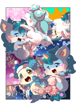 anal anal_orgasm anal_penetration anthro anthro_on_anthro anthro_penetrated anthro_penetrating anthro_penetrating_anthro anus balls belly big_belly big_butt big_penis black_border blue_body blue_fur blush bodily_fluids border butt cheek_tuft chibi cum cumshot dialogue duo ejaculation erection eyes_closed facial_tuft flaccid fur genital_fluids genitals glans glistening glistening_anus glistening_balls glistening_butt glistening_eyes glistening_genitalia glistening_glans glistening_penis hand_holding hands-free heart_symbol humanoid_genitalia humanoid_penis light looking_pleasured male male/male male_penetrated male_penetrating male_penetrating_male moobs multicolored_body navel nine_frame_image nipples nude open_mouth orange_eyes orgasm penetration penile penile_penetration penis perineum pink_anus pink_glans pink_nipples pink_penis presenting presenting_anus presenting_hindquarters presenting_penis pupils red_eyes sex simple_background slightly_chubby slit_pupils smile tail tongue tuft two_tone_body white_background white_body white_fur white_perineum white_sclera chibineco himitsu_no_cocotama hirake!_cocotama parine pillow_(cocotama) bear cocotama giant_panda mammal ursine 2025 comic digital_drawing_(artwork) digital_media_(artwork) hi_res lighting one_page_comic shaded textless