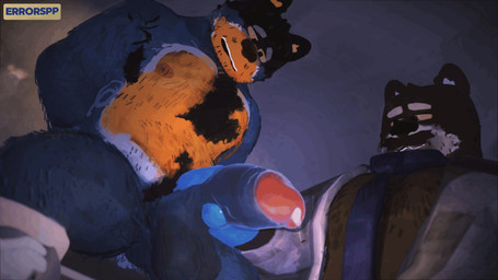 anthro balls body_hair duo erection foreskin genitals glans handjob humanoid_genitalia humanoid_penis male male/male nipples penile penis pubes sex errorspp bluey_(series) bandit_heeler australian_cattle_dog canid canine canis cattledog domestic_dog herding_dog mammal pastoral_dog 16:9 3d_(artwork) 3d_animation animated blender_(artwork) digital_media_(artwork) hi_res widescreen