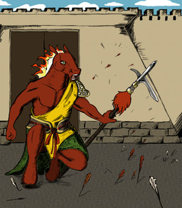 anthro color equine hooves horse male mammal screentone solo treefyleaves ungulate weapon
Rating: Safe
Score: 1
User: Misappropriated
Date: March 13, 2014