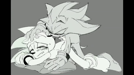 anal anal_orgasm anal_penetration anthro bite biting_lip biting_own_lip blush bodily_fluids clothing duo ejaculation eyes_closed female footwear from_behind_position genitals gloves hand_on_head hands-free handwear male male/male male_penetrated male_penetrating male_penetrating_male moan on_pillow orgasm penetration penile penile_penetration penis penis_in_ass pillow self_bite sex simple_background socks sweat tail anhminh.vo.355 spicyrabbitva_(va) sega sonic_the_hedgehog_(series) shadow_the_hedgehog sonic_the_hedgehog eulipotyphlan hedgehog mammal 2d_animation animated digital_media_(artwork) frame_by_frame long_playtime monochrome sound webm