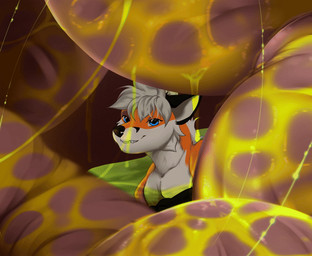 after_vore anthro belly black_body black_fur blue_eyes bodily_fluids digestion digestive digestive_fluids digestive_juice digestive_tract endosoma fur hair imminent_digestion male nude nude_male orange_body orange_fur organs prey_pov safe_vore soft_vore solo stomach stomach_acid vore white_body white_fur white_hair willing_prey shyryp canid canine fox mammal red_fox true_fox animated