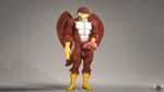 5_fingers 5_toes anthro avian_feet balls beak big_balls big_penis black_claws breathing brown_balls brown_body brown_feathers claws countershading feathered_wings feathers feet fingers genitals glans grey_background holding_penis huge_penis humanoid_genitalia humanoid_penis looking_at_viewer looking_away male muscular muscular_anthro muscular_male music nude penis pink_glans pink_penis red_eyes shadow simple_background solo standing toes vein veiny_penis white_body white_feathers wings yellow_beak connivingrat sound_warning petruz_(modeler) rayke_(character) avian bird 16:9 2020 3d_(artwork) 3d_animation animated digital_media_(artwork) hi_res high_framerate loop short_playtime sound source_filmmaker_(artwork) webm widescreen