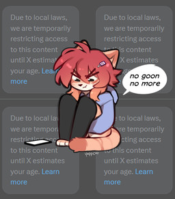 Rating: s
ID: 5739091
Date: 2025-07-28 00:01:09 -0400
Status: active
Score: 577
2025 anthro artist_name biped blush clothing digital_media_(artwork) domestic_cat english_text felid feline felis female hair hi_res legwear mammal sitting solo speech_bubble tail text united_kingdom_online_safety_act_2023 yappcat yumi_(catniplewds) post #5739091